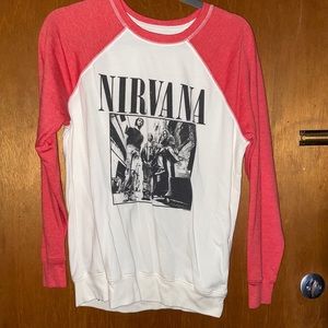 Nirvana baseball sweater